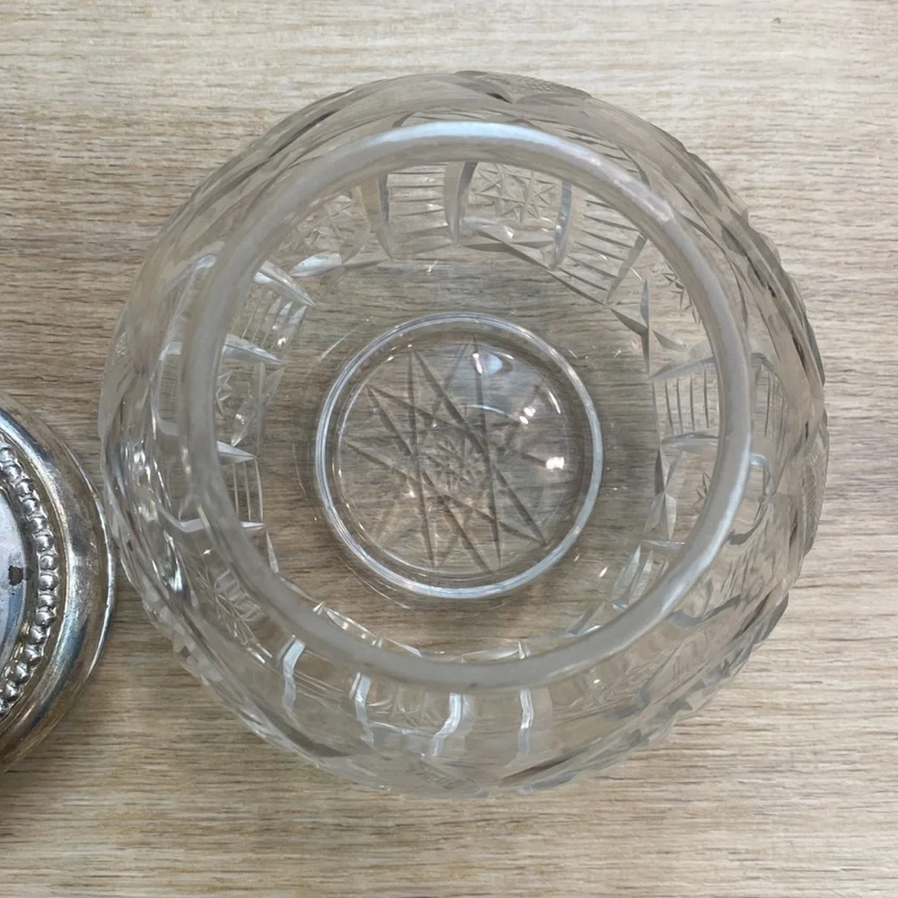 Antique Cut Glass‎ Apothecary Jar